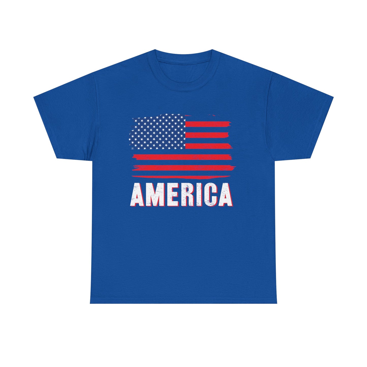 American Flag T-Shirt – Bold Patriotic America Tee for Conservatives & Veterans