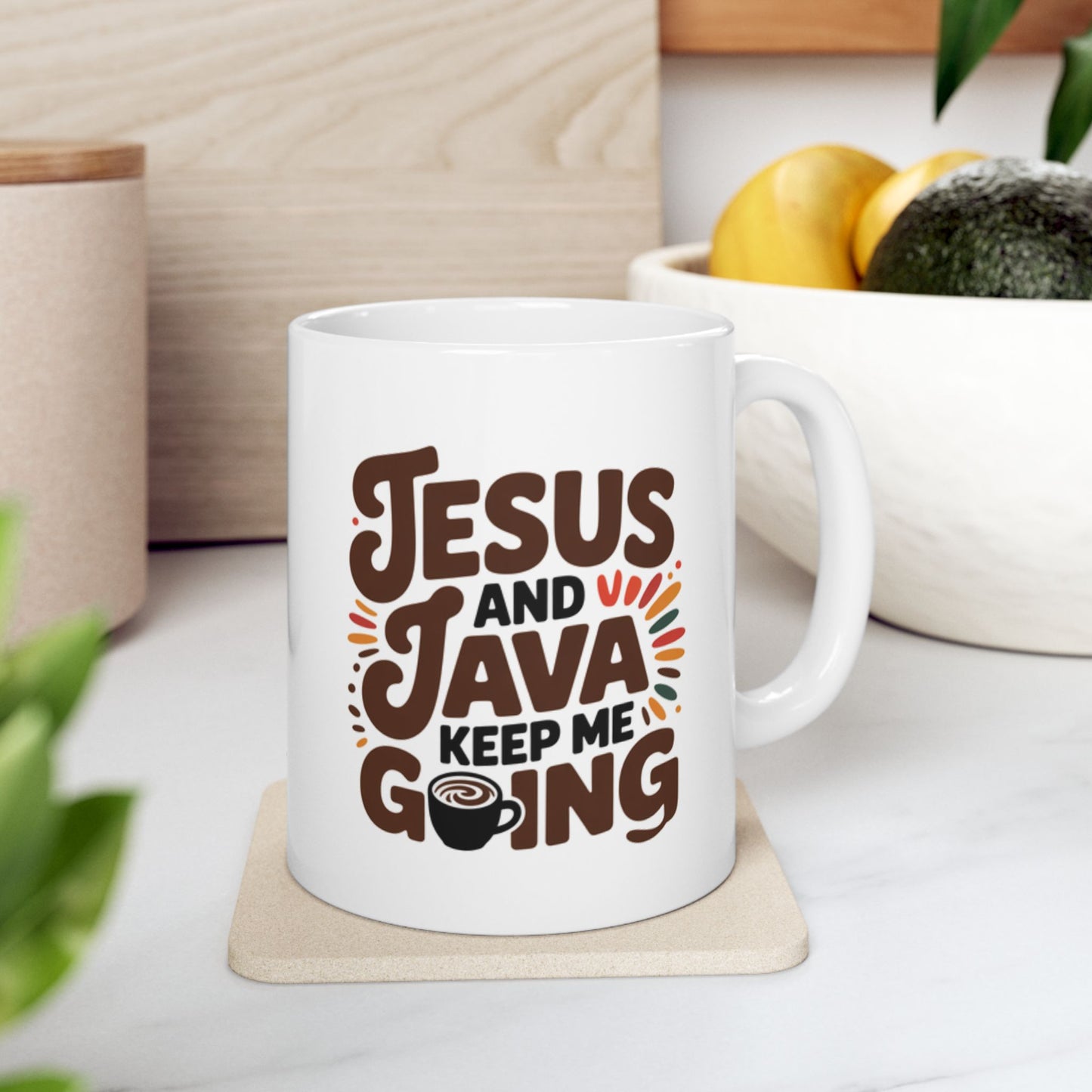 Jesus and Java Mug – Christian Coffee Cup for Faith and Inspiration