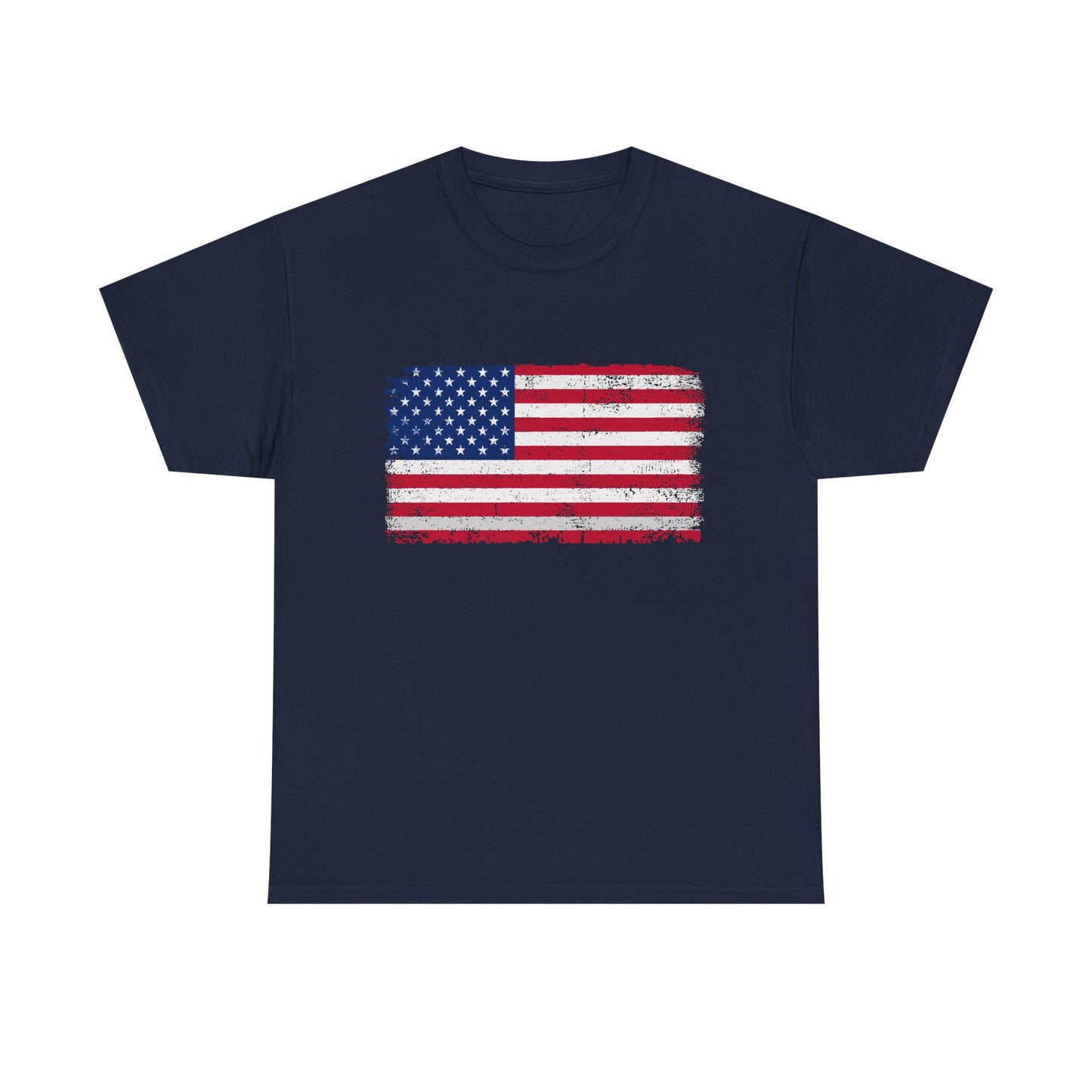 Classic American Flag T-Shirt – Simple Patriotic USA Tee