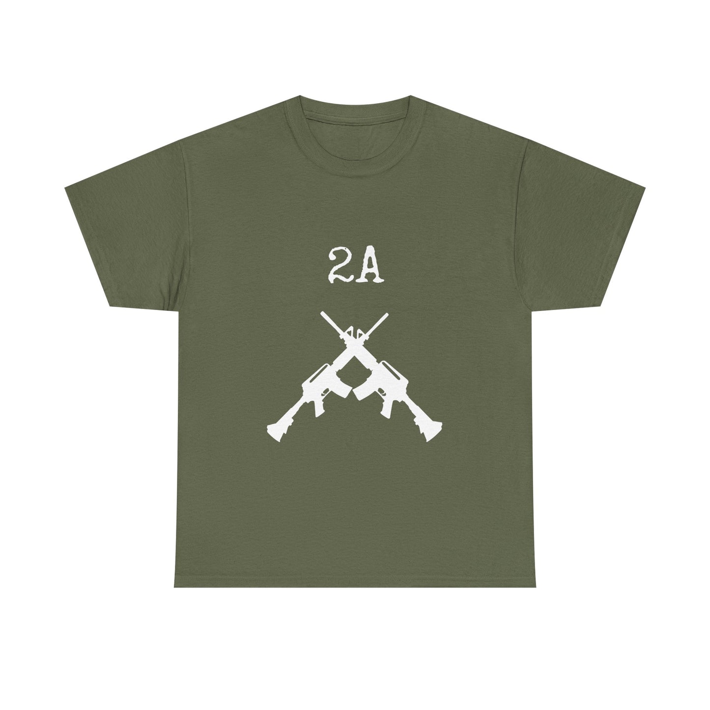 2A Overlapping Rifles T-Shirt – Pro Second Amendment Patriotic Conservative Tee