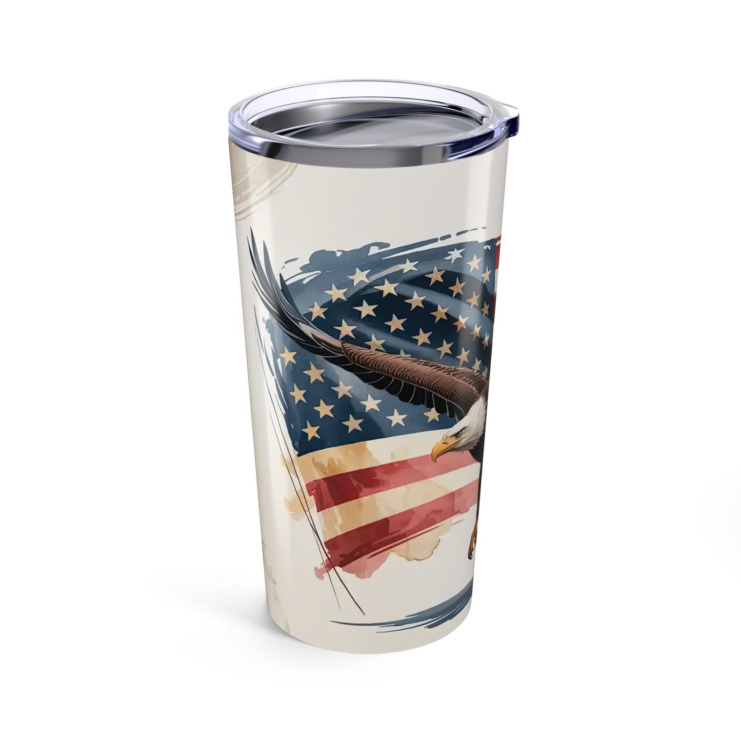 Bald Eagle Tumbler – American Flag Patriotic Drink Cup | Conservative 2A MAGA Gift