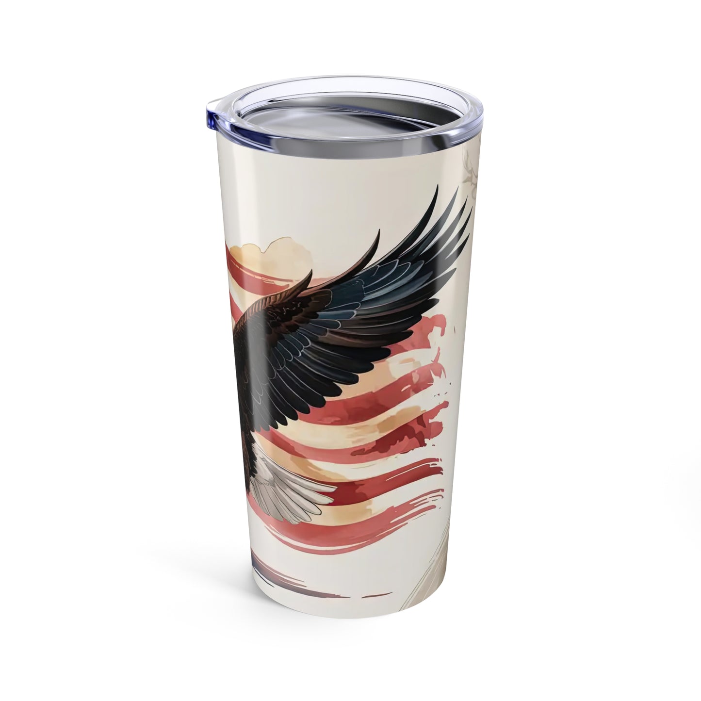 Bald Eagle Tumbler – American Flag Patriotic Drink Cup | Conservative 2A MAGA Gift