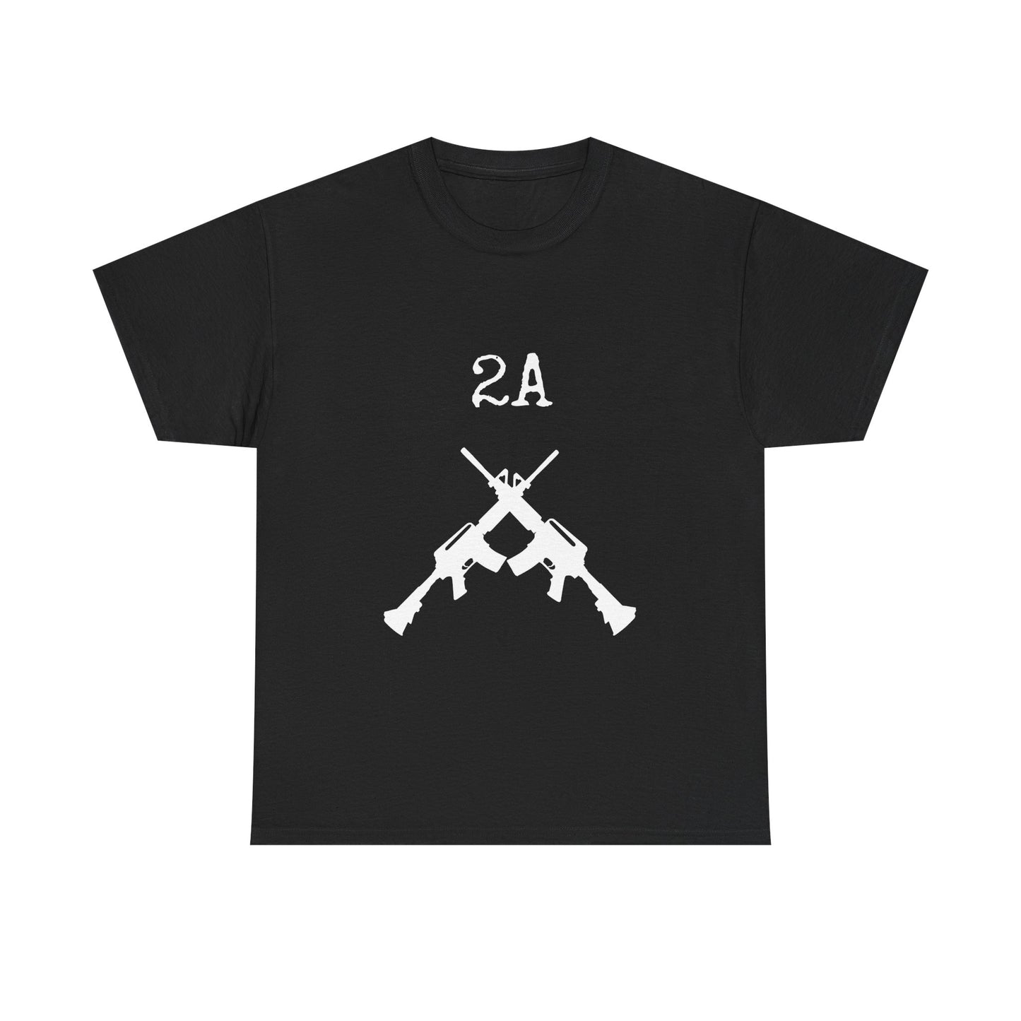 2A Overlapping Rifles T-Shirt – Pro Second Amendment Patriotic Conservative Tee
