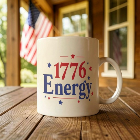 1776 Energy Mug – Patriotic Coffee Cup for Proud American Patriots