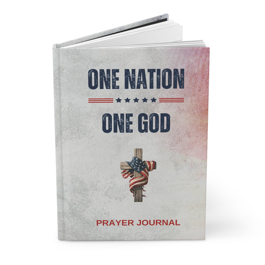 One Nation One God Prayer Journal – Patriotic Christian Notebook | Faith & Freedom Devotional