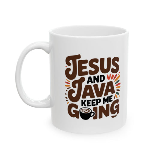Jesus and Java Mug – Christian Coffee Cup for Faith and Inspiration