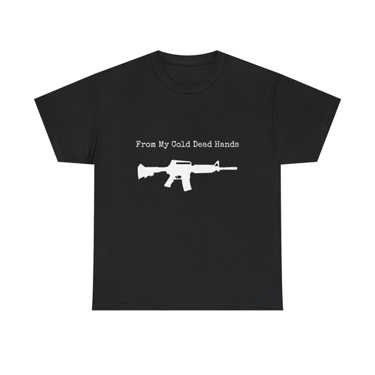 From My Cold Dead Hands AR-15 T-Shirt – Pro 2A Patriotic Conservative Tee