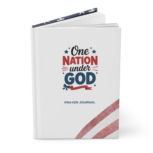 One Nation Under God Prayer Journal – Patriotic Christian Notebook | Faith & Freedom