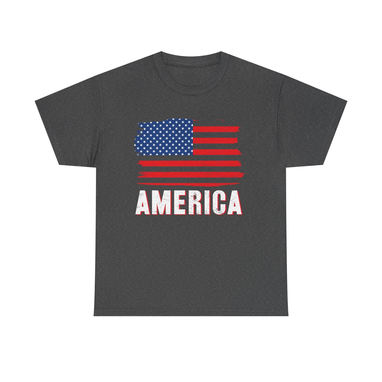 American Flag T-Shirt – Bold Patriotic America Tee for Conservatives & Veterans