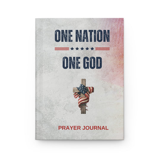 One Nation One God Prayer Journal – Patriotic Christian Notebook | Faith & Freedom Devotional