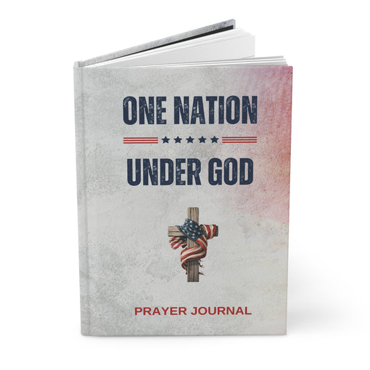 One Nation Under God Prayer Journal – Patriotic Christian Notebook | Faith & Freedom Devotional