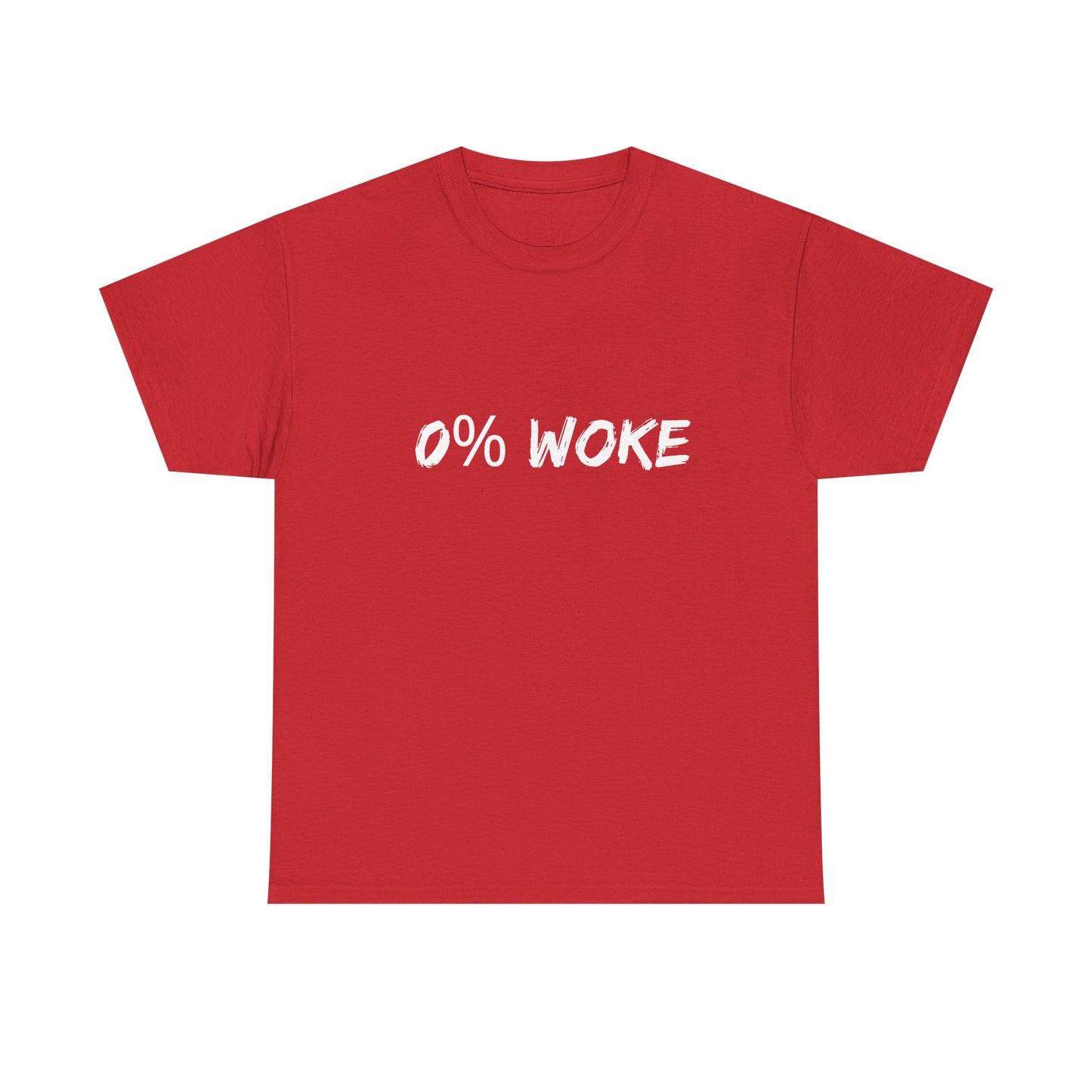 % Woke T-Shirt – Funny Anti-Woke Conservative Statement Tee