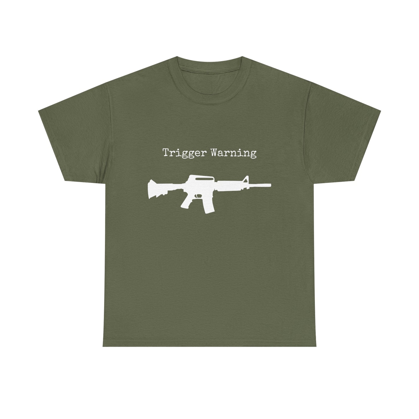 Trigger Warning AR-15 T-Shirt – Pro 2A Patriotic Conservative Tee